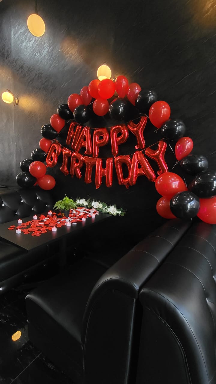 Birthday setup at Ayumy Cafe