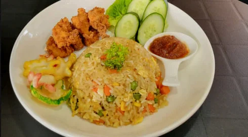 Nasi Goreng Chicken Popcorn
